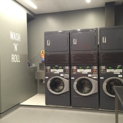 Self service laundromat